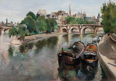 Paulémile Pissarro - Pointe du Vert-Galant Paris